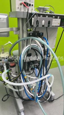 Penlon Prima 450 Induction Anaesthesia Machine *Mfd 2019* with Hoses, Penlon AV-S Ventilator - CPU Software v2.01.06, Penlon 02 Monitor and Penlon A200SP Absorber (Powers Up) *4500119-0010* - 5