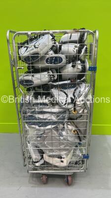 Cage of Inflatable Mattresses and Mattress Pumps (Cage Not Included)