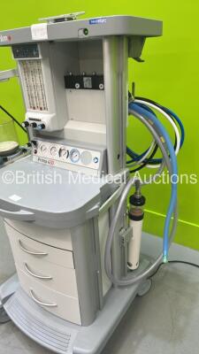 Penlon Prima 450 Induction Anaesthesia Machine with Hoses, Penlon AV-S Ventilator - CPU Software v2.01.02 and Penlon A200SP Absorber (Powers Up) *4500315-03* - 3