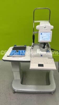 Zeiss IOLMaster 500 Ref 1692-983 Version 7.7.4.0326 with Testeye on Motorized Table (Powers Up) *S/N 1065433* **Mfd 11/2011**