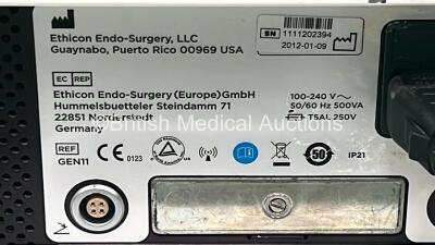 Ethicon Endo-Surgery GEN11 Unit *Mfd 2012* Software Version 2016-1.1 on Ethicon Cart (Powers Up) *SN 21-1111202394* - 3