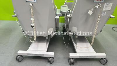 2 x Likamed Novo X 330 Electric Therapy Chairs with 2 x Likamed Over Bed Tables - 5