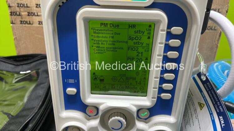 Zoll Z-Vent 731 Series Ventilator *Mfd 2019* EMV Version 05.22.00, SPM ...