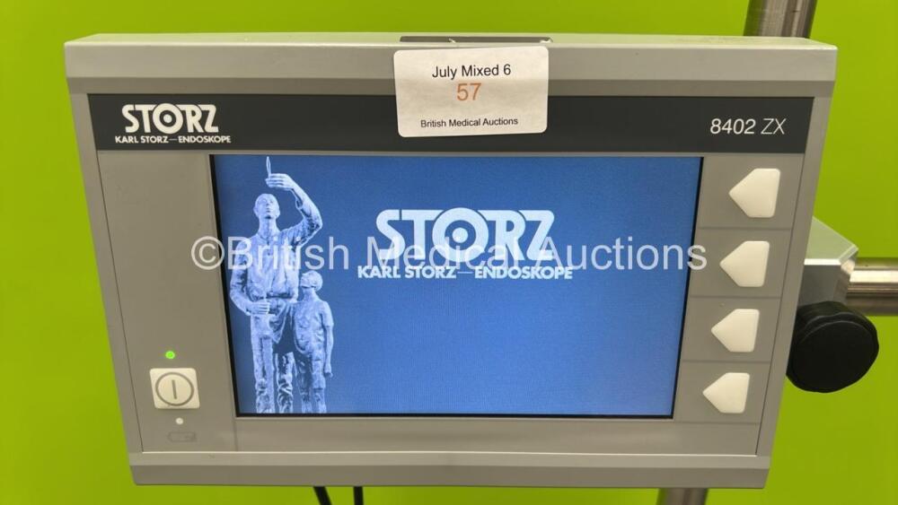 Karl Storz 8402 ZX Video Laryngoscope Monitor (Powers Up) with