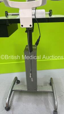 Grafton Optical Slit Lamp with 2 x 12.5x Eyepieces and Chin Rest on Hydraulic Table (Unable to Test Due to Power Supply Not Fitted) - 6