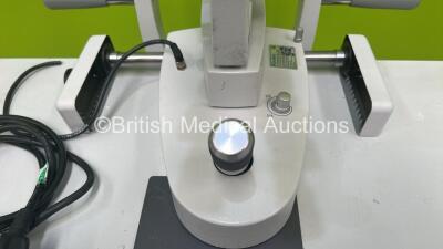 Haag Streit BC 900 Slit Lamp with 2 x 10x Eyepieces on Hydraulic Table (Damaged / Incomplete) *02276* - 2