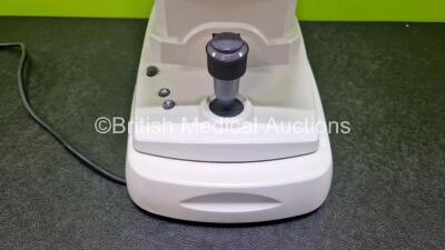 Nidek Tonoref II Auto Ref / Kerato / Tonometer with Printer Options *Mfd 2014* (Powers Up, Chin Rest Frayed - See Photo) *SN 735744* - 2