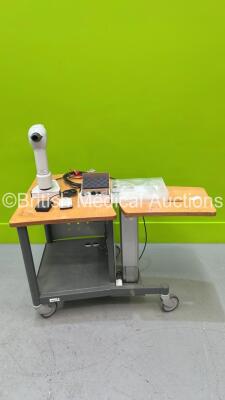 Medmont Corneal Topographer Model E300 W (No Power Supply) on Heidelberg Engineering Table with Various Accessories