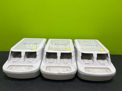 3 x Zoll AutoPulse Multi Chemistry Battery Chargers (No Power)