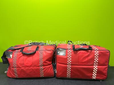 2 x Openhouse Medical Rucksacks / Bags Including Various Medical Consumables *In Cage*