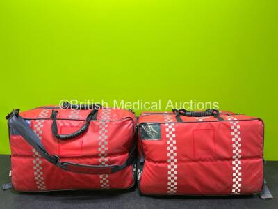 2 x Openhouse Medical Rucksacks / Bags Including Various Bags and Medical Consumables *In Cage*