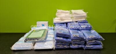 Job Lot of Obisk Disposable Type IIR Surgical Masks and Coenda Isolation Gown Non-Sterile Large