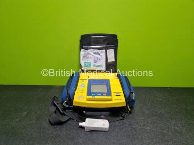 Laerdal 4000 Defibrillator (Untested Due to No Power Supply) with M1781A Test Load, Paddle Lead and ECG Lead