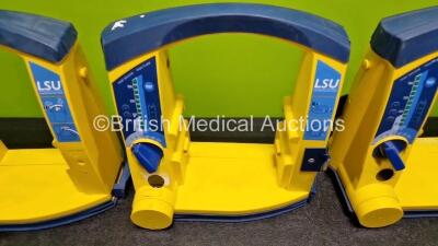 4 x Laerdal LSU Suction Units (All No Power, 2 x with Damage to Casing - See Photos) - 4