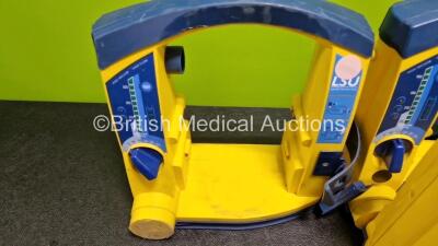 4 x Laerdal LSU Suction Units (All No Power, 2 x with Damage to Casing - See Photos) - 2