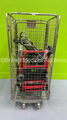 4 x Ferno Evacuation Chairs and 1 x Promeba PS250 Evacuation Chair (Cage Not Included)