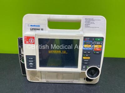 Medtronic Lifepak 12 Biphasic Defibrillator (Powers Up with Stock Battery, Battery Not Included) Including ECG, SpO2, C02 and Printer Options