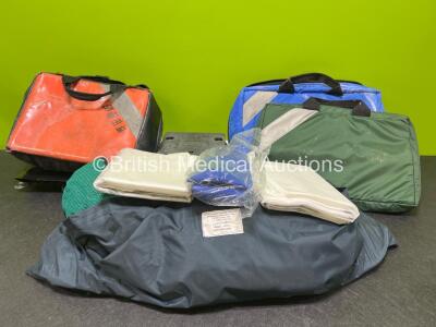 Job Lot Including 3 x Ambulance Bags, 1 x LED DC Warning Light and 1 x Select Healthcare Manual Handling Pack