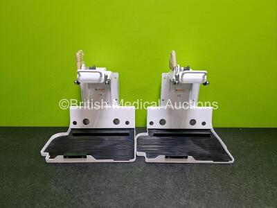 2 x Dlouhy Defibrillator Brackets for Lifepak 15 / 12