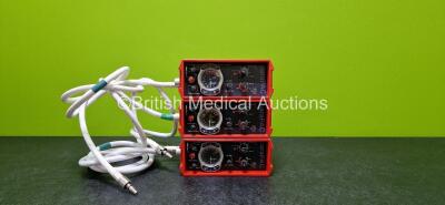 3 x Smiths Pneupac paraPAC 200D Ventilators with Hoses *MR Compatible* *SN NA*