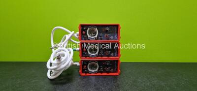 3 x Smiths Pneupac paraPAC 200D Ventilators with Hoses *MR Compatible* *SN NA*