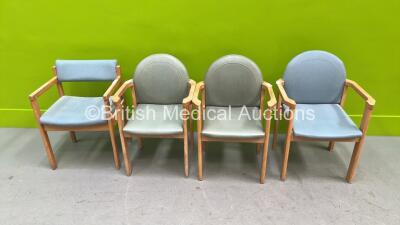 4 x Single Waiting Room Chairs