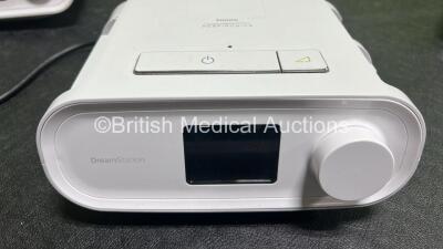 4 x Respironics DreamStation Auto CPAP GB Systems - 3 x Missing Dials with 4 x Humidifiers and 4 x Power Supplies (All Power Up - 1 x Blank Display and 1 x Damaged Display - See Photos) *J1694775544CD / J24261255B02C / J26978433BFAA / J3280372242B4* - 7