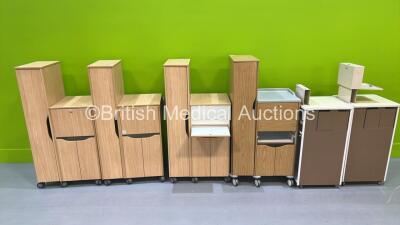 6 x Bristol Maid Cabinets