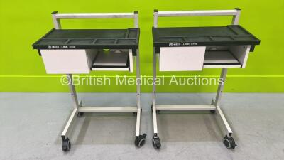 2 x EMS Medi-Link System Trolleys