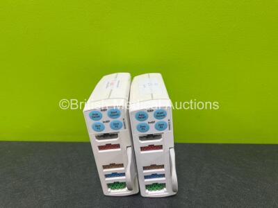 2 x GE E-PSMP-00 Modules Including ECG, SpO2, T1-T2, P1-P2 and NIBP Options