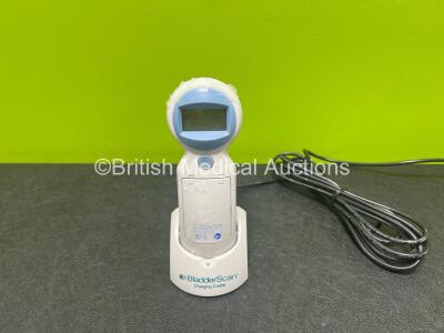 Verathon BladderScan BVI 6100 Handheld Bladder Scanner *Mfd 2023* (No Power, Damage to Casing - See Photos) with Charging Cradle and Power Supply (Powers Up) *SN ST800719*