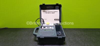 Megger PAT4 DV Portable Appliance Tester (Powers Up) *SN 6410-923/010201/2499*