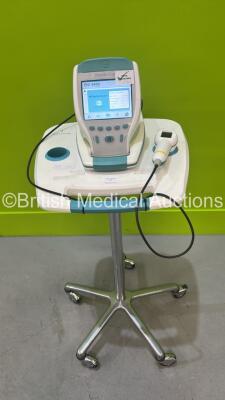 Verathon BVI 9400 Bladder Scanner Part No 0570-0190 with Transducer on Table (Powers Up with Stock Battery - Not Included) *S/N B4008111*