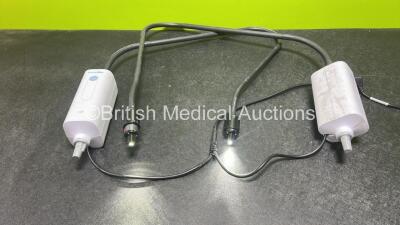 2 x Welch Allyn GS Patient Examinton Lamps (Both Power Up - Both Incomplete)