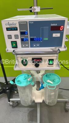 Hologic Aquilex Fluid Control Management System on Stand (Powers Up) and 1 x Instavac Examination Lamp on Stand (No Power) - 2