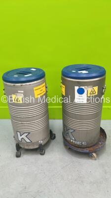 2 x Taylor Wharton 3K Series LNS Storage Tanks