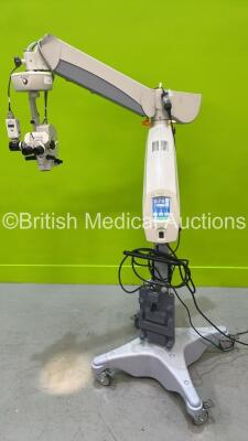 Topcon OMS-710 Operation Microscope with Binoculars, 2 x 12.5x Eyepieces, f=200mm Lens and Footswitch (Powers Up with Good Bulb) *518006*