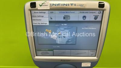 Alcon Infiniti Vision System Ref 210-0000-519 REL_03.02 with Footswitch (Powers Up) *S/N 1302732401X* **Mfd 2013** - 2