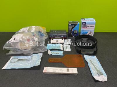 Mixed Lot Including 2 x Ambu Resuscitators, 1 x Boots BP Monitor, 1 x True Metrix Blood Glucose Monitor and Various Dental Instruments and Accessories