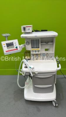 Datex-Ohmeda S/5 Aespire Anaesthesia Machine with Datex-Ohmeda 7100 Ventilator Software Version 1.4 with Drager Scio Four Oxi Plus and Bellows (Powers up)