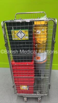 Job Lot of Waste Containers (Cage Not Included)