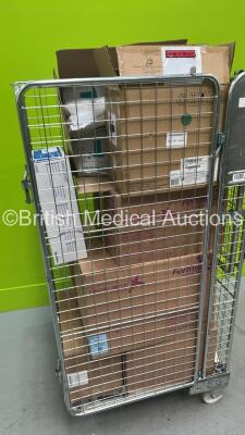 Job Lot of Consumables Including Surgical Gowns and Fastrach Single Use Syringe & Lubricant - Out of Date (Cage Not Included) - 2