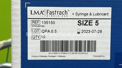 Job Lot of Consumables Including Surgical Gowns and Fastrach Single Use Syringe & Lubricant - Out of Date (Cage Not Included) - 4