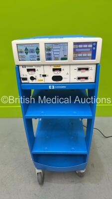 Valleylab ForceTriad Electrosurgical / Diathermy Unit Version 4.00 on Stand (Powers Up) *S/N T4B39979EX* **Mfd 2014**