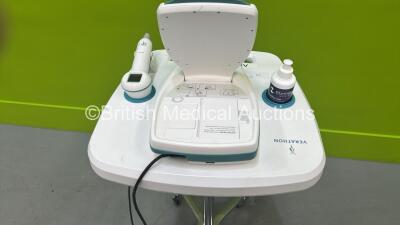 Verathon BVI 9400 Bladder Scanner Part No 0570-0190 with Transducer and Battery on Table (Powers Up) *S/N B4008628* - 3