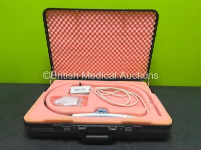 GE Model 6TV Ultrasound Transducer / Probe in Carry Case (Mfd 03 / 2005) *Untested* **SN 60517**