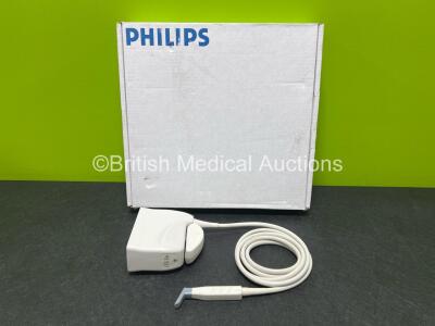 Philips L15-7io Ultrasound Transducer / Probe in Box (Damage to Head - See Photos) *Untested*