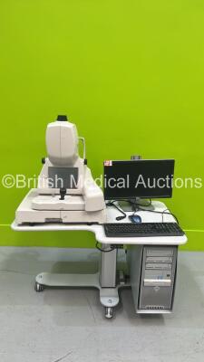 TopCon 3D OCT-2000 Optical Coherence Tomography System on Motorized Table with Accessories (No Power - HDD REMOVED) *S/N 684209* ***IR907***