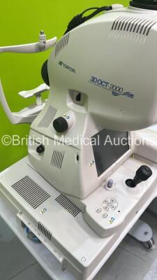 TopCon 3D OCT-2000 Optical Coherence Tomography System on Motorized Table with Accessories (No Power - HDD REMOVED) *S/N 684209* ***IR907*** - 6