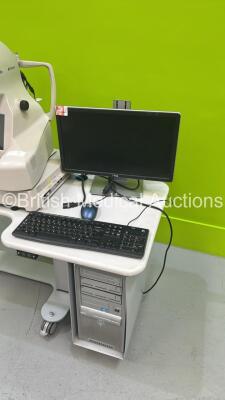 TopCon 3D OCT-2000 Optical Coherence Tomography System on Motorized Table with Accessories (No Power - HDD REMOVED) *S/N 684209* ***IR907*** - 8